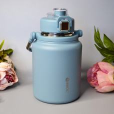 Місткий термос 1500 ml Колір: Блакитний