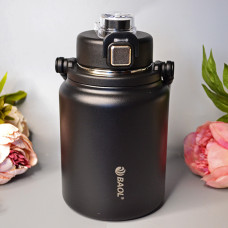 Місткий термос 1500 ml Колір: Чорний