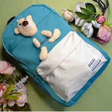 Рюкзак з іграшкою «Teddy Bear» Колір: Бірюзовий