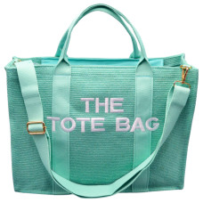 Літня пляжна сумка-шоппер "THE TOTE BAG" (Колір: Бірюзовий)