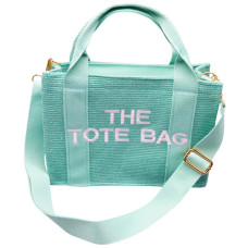 Літня пляжна сумка-шоппер "THE TOTE BAG" (Колір: Бірюзовий)