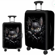 Чохол на валізу Black Cat (розмір L) Колір: Чорний