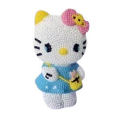 Скарбничка алмазна мозаїка Hello Kitty, своїми руками, декоративна фігурка