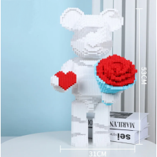 Конструктор ведмедик Тедді HEARTS&FLOWERS 50 см