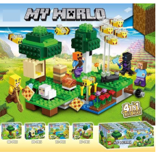 Конструктор "My World" 4в1 - 8шт/уп.