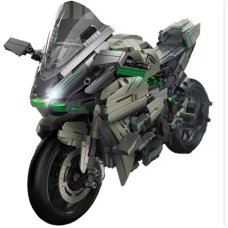 Конструктор «Швидкісний мотоцикл H2R Kawasaki Ninja» — 1972 деталі