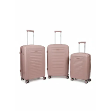 Набір валіз 3в1 з розширенням Колір: rose gold