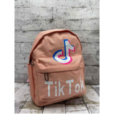 Модний дитячий рюкзак "Tik Tok" Пудровий