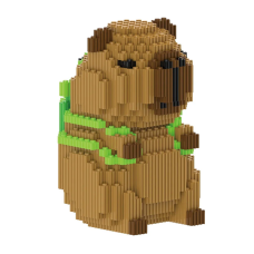 3D Конструктор Magic Blocks Капібара з рюкзаком Висота 12 см