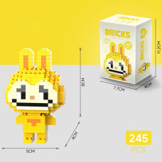  Конструктор BRICKS  "Лабубу LABUBU" Жовтий