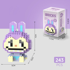  Конструктор BRICKS  "Лабубу LABUBU" Бузковий