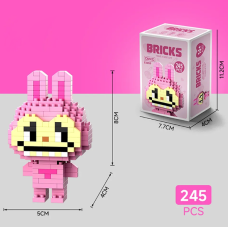  Конструктор BRICKS  "Лабубу LABUBU" Рожевий