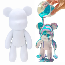 Флюїдний ведмедик Fluid Bear Bearbrick з фарбами Набір для творчості DIY 23 см