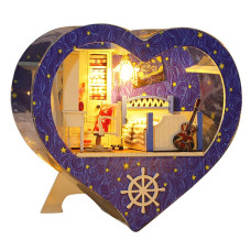 3D Румбокс у формі серця "Boy`s room" DIY Dollhouse