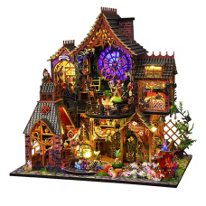 3D Румбокс Чарівний ліс DIY Dollhouse + Пилозахисний купол