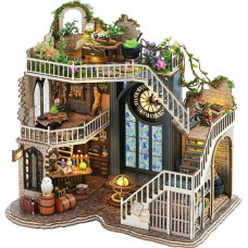 3D Румбокс «Магічний будинок»‎ DIY DollHouse + пилозахисний купол