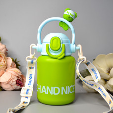 Дитячий термокухоль з трубочкою "Little Bee" 550 ml Колір: Зелений
