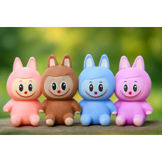 Іграшка Labubu Squish (мікс кольорів, упаковка 12 штук)