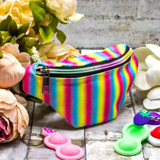 Сумка на пояс (Бананка) “Sall Rainbow” 3 Кольори