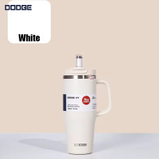 Термочашка 900 ml — з трубочкою, біла