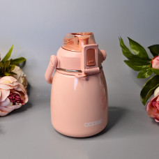 Термос мінімалістичний з фільтром для чаю 600 ml Колір: Рожевий