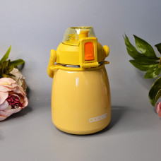 Термос мінімалістичний з фільтром для чаю 600 ml Колір: Жовтий