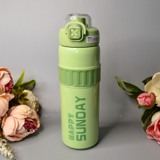 Місткий термос "Happy Sunday" 760 ml Цвет: Зелений