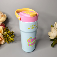 Термостакан "Have a nice day" 650 ml Колір: Блакитний