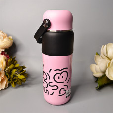 Термос "Happy Drink" 500 ml Колір: Рожевий
