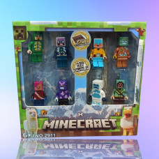 Набір магнітних фігурок Minecraft — 8 шт.