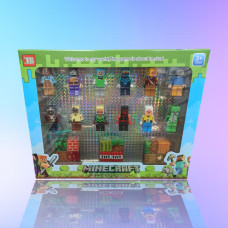 Магнітні фігурки Minecraft: 12 героїв