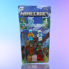 Набір магнітних фігурок "Minecraft" — 4 шт.